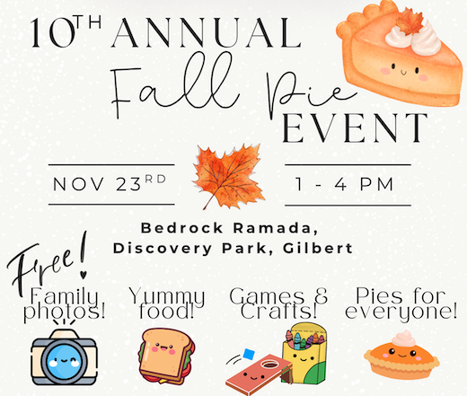 10th Annual Amy Jones Group Holiday Pie Event at Discovery Park